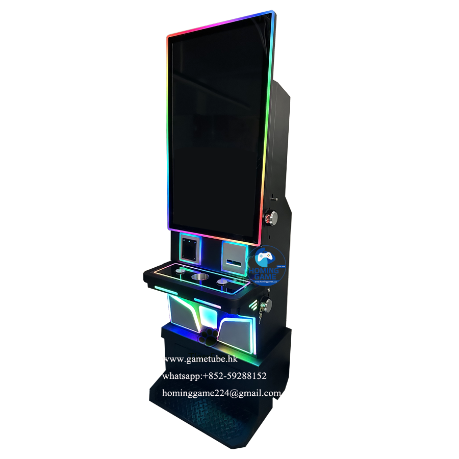 Factory Price 43 Inch Latest Vertical Skill Game Cabinet High Quality Touch Screen Slot Machine Housing Metal Casino Game Cabinet with Button Deck Factory Price 43 Inch Latest Vertical Skill Game Cabinet High Quality Touch Screen Slot Machine Housing Metal Casino Game Cabinet with Button Deck