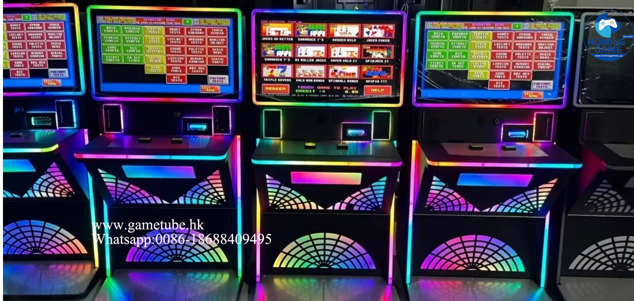 HomingGame 2026 Deluxe POG Slot Table Machine - 27-Inch Curved Touch Screen POG Slot Cabinet - Professional Pot-of-Gold Skill Game Machine with Bill Acceptor & Printer - High-Profit POG Slot Table for US Market HomingGame 2026 Deluxe POG Slot Table Machine - 27-Inch Curved Touch Screen POG Slot Cabinet - Professional Pot-of-Gold Skill Game Machine with Bill Acceptor & Printer - High-Profit POG Slot Table for US Market