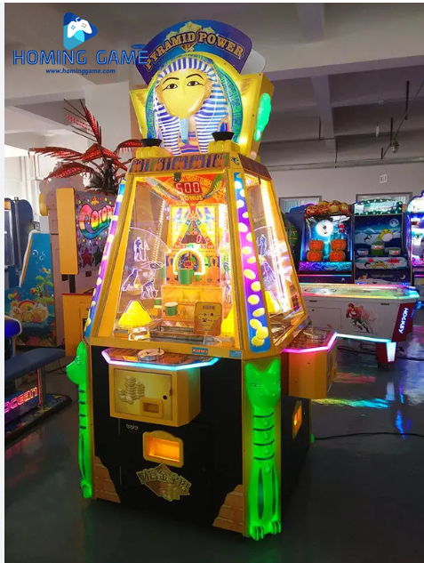 USA Hot Sale Treasure Pyramid Power Coin Pusher Arcade Game Machine by HomingGame#coinpushers USA Hot Sale Treasure Pyramid Power Coin Pusher Arcade Game Machine by HomingGame#coinpushers