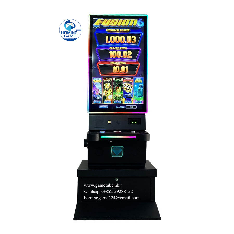 Wholesale 43 Inch Fusion 6 Vertical Touch Screen Skill Game Cabinet – Full Metal Arcade & Fishing Game Motherboard Kit Solution from HomingGame Factory