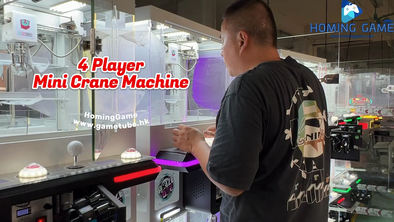 4 player Mini Crane Machine  HomingGame