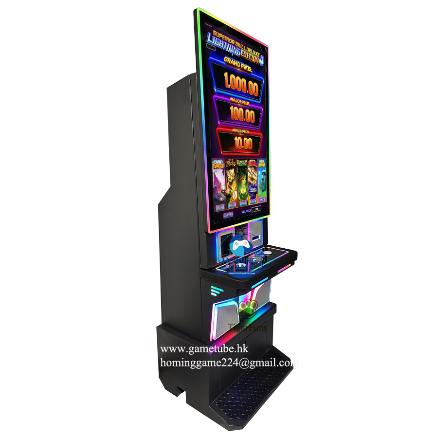 Factory Price 43 Inch Latest Vertical Skill Game Cabinet High Quality Touch Screen Slot Machine Housing Metal Casino Game Cabinet with Button Deck Factory Price 43 Inch Latest Vertical Skill Game Cabinet High Quality Touch Screen Slot Machine Housing Metal Casino Game Cabinet with Button Deck