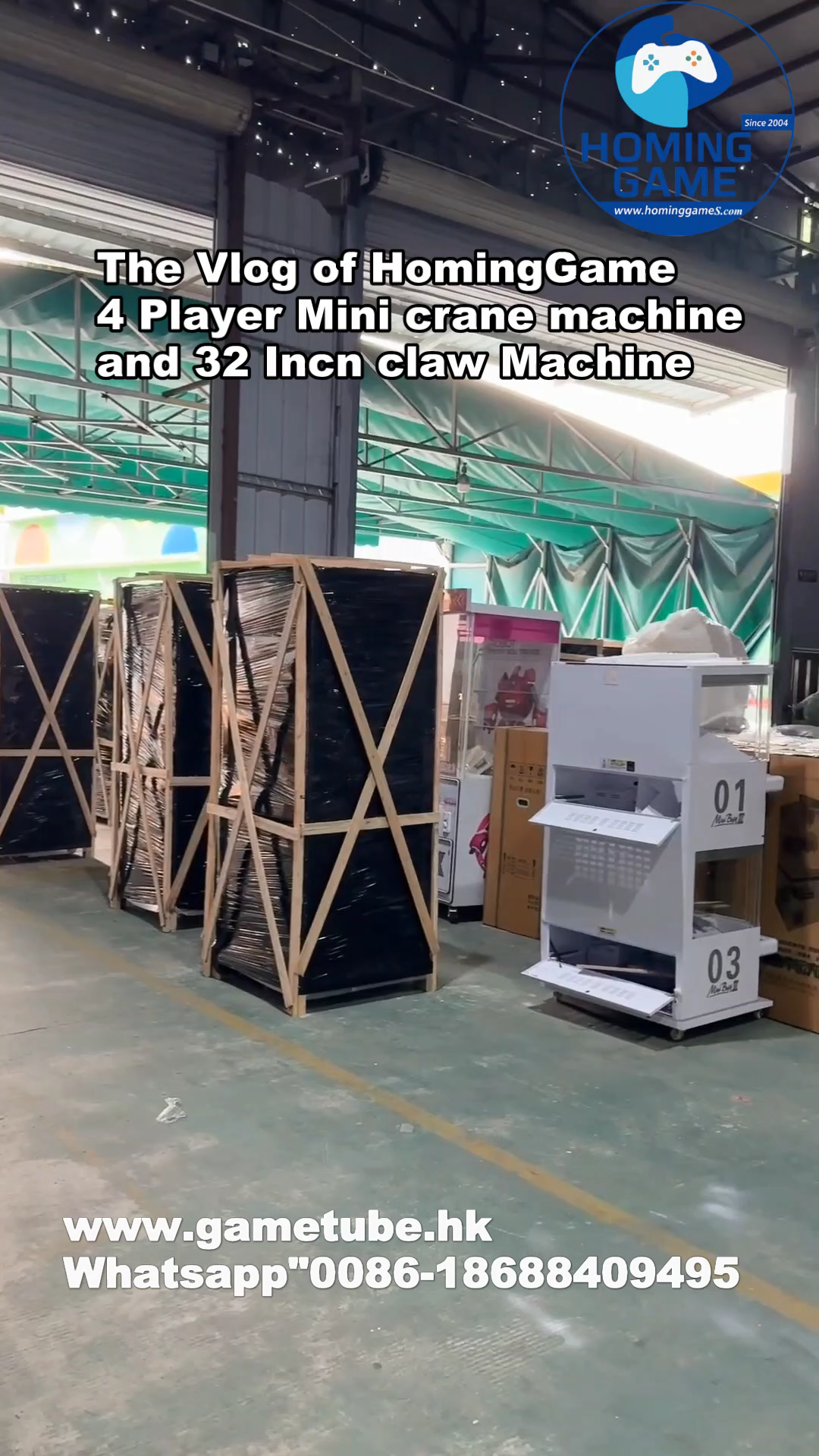 The Vlog of HomingGame 4 Player Mini Crane Machine & 32 Inch Big Claw Machine| The Vlog of HomingGame 4 Player Mini Crane Machine & 32 Inch Big Claw Machine|