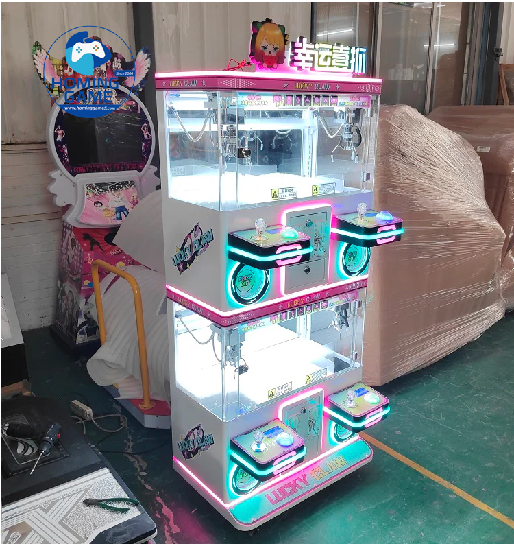 4 Player Mini Crane Machine — Lucky Claw MINI