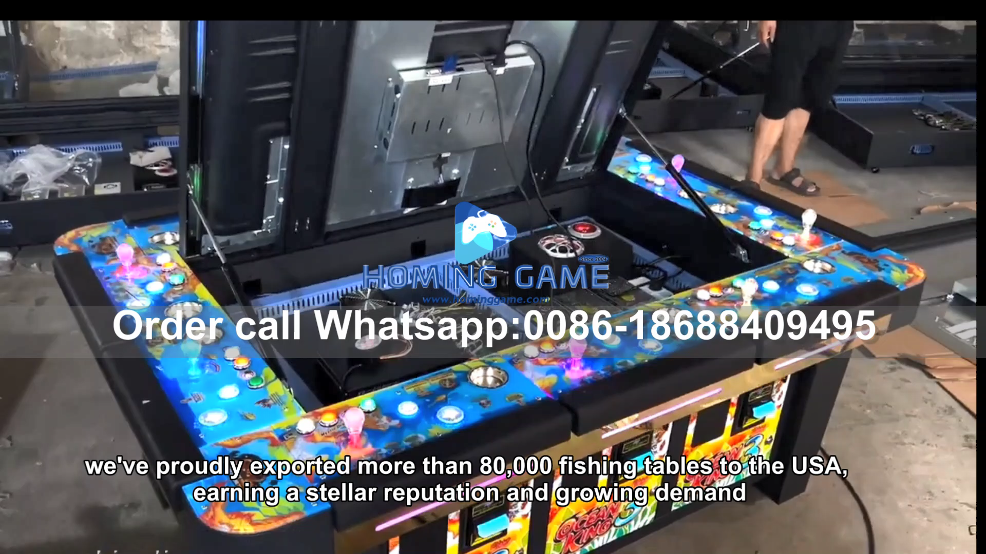 Explore the Best Fishing Table Game Machines with HomingGame! #FishingGame#FishingTableGameMachine(Order Call Whatsapp:0086-18688409495)