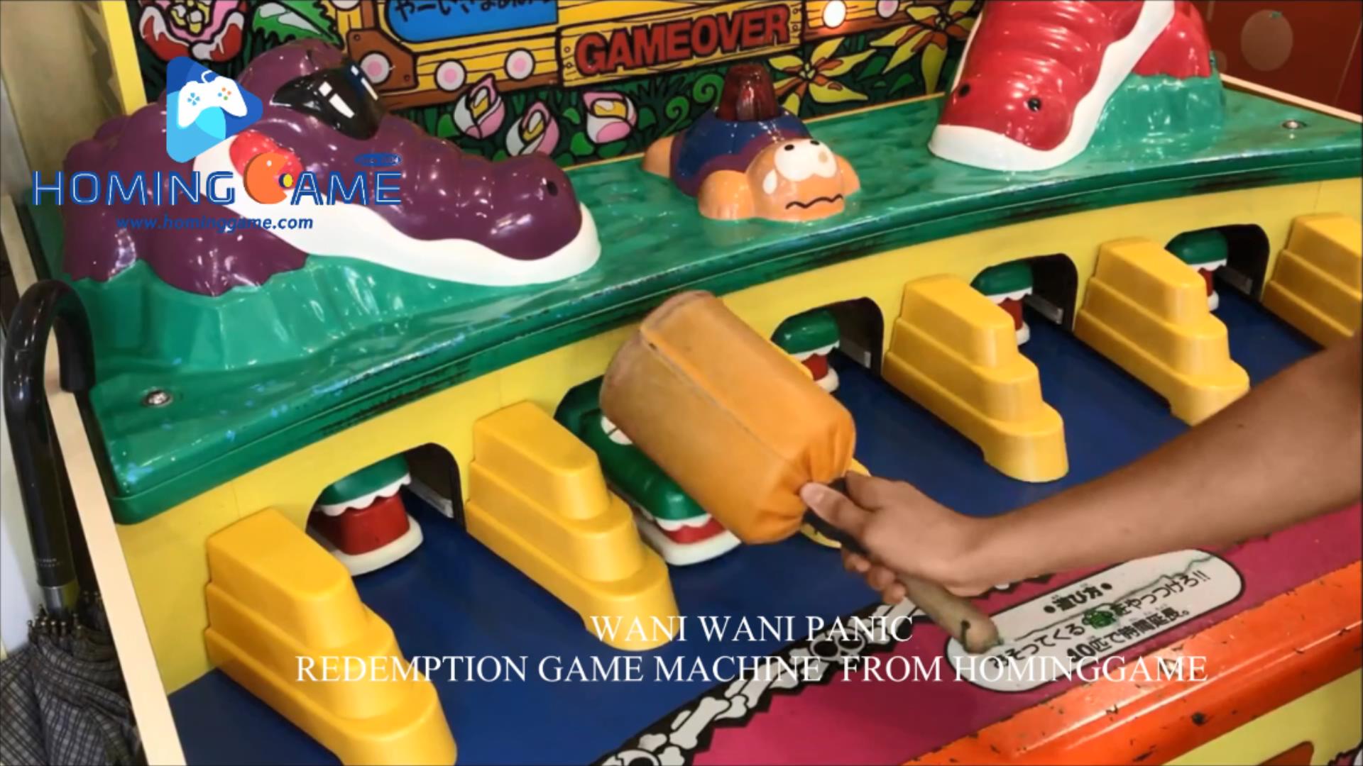 2020 Take Your Kids come to Kids Game center to paly HomingGame Classic Coin Operated Whacky Wani Wani Pani Redemption Game Machine Hit Crocodile Game(Order Call Whatsapp:+8618688409495),Whacky Wani Wani Panic,wanic wanic panic arcade game machine,whacky wani wani panic redemption game machine,hit crocodile arcade game machine,hit hammer arcade game machine,game machine,coin operated game machine,indoor game machine,electircal game machine,amusement park game equipment,hominggame,www.gametube.hk,indoor game machine,family entertainment game machine,entertainment game machine,amusement machine,redemption game machine,lottery game machine