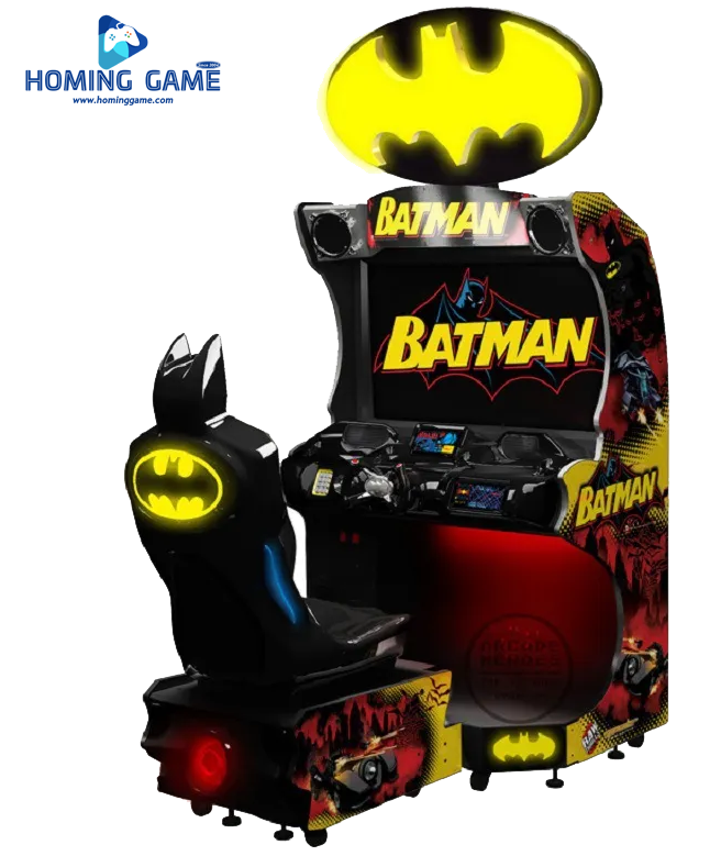 Coin Operated Simulator Game BatMan Racing Car game machine by HomingGame（Order Call Whatsapp:+8618688409495)