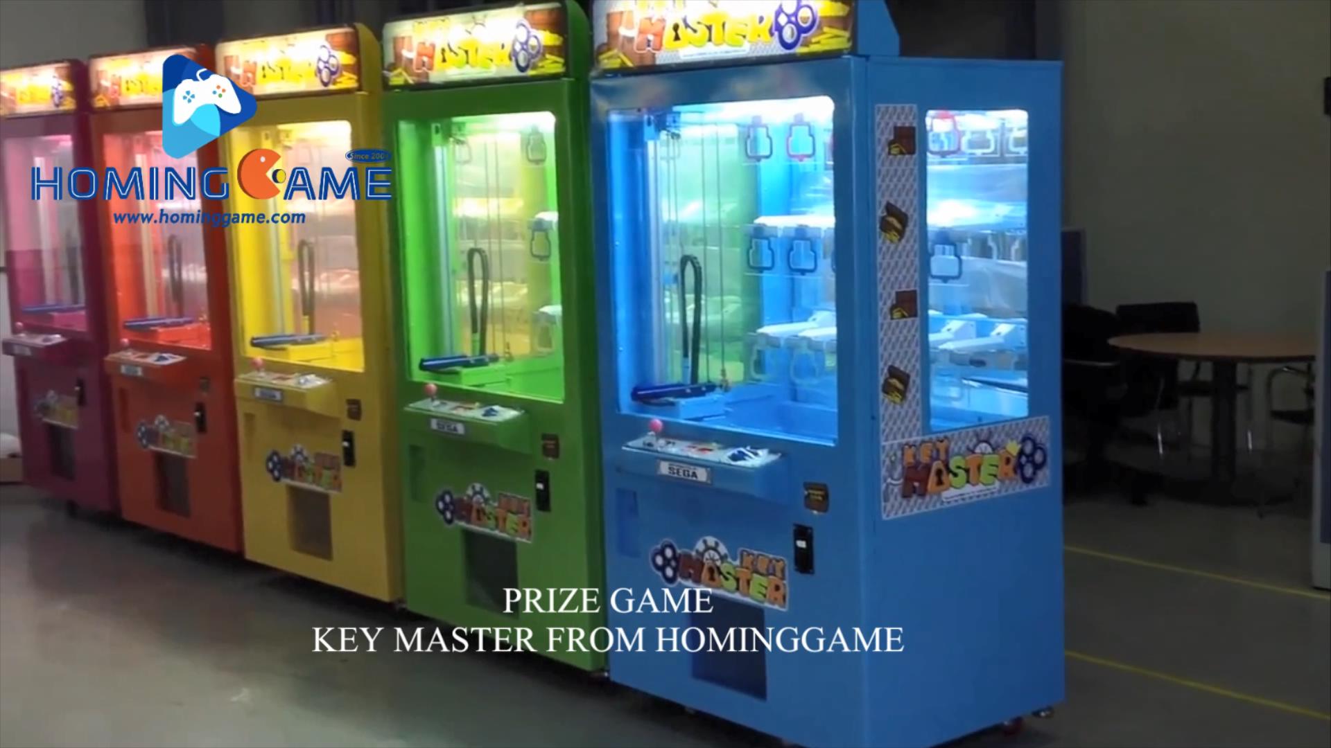 Key Master Color Prize Redemption Arcade Game Machine