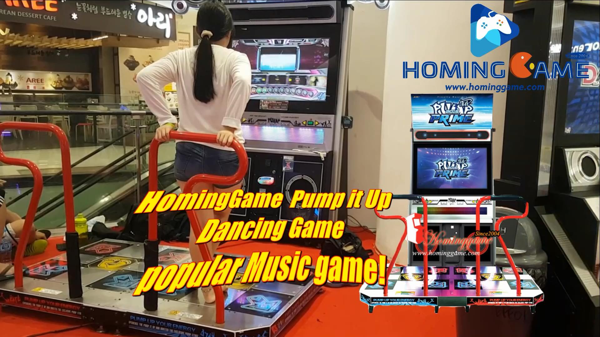 HomingGame Pump it Up Dancing Arcade Game Machine | 2 Players Battle