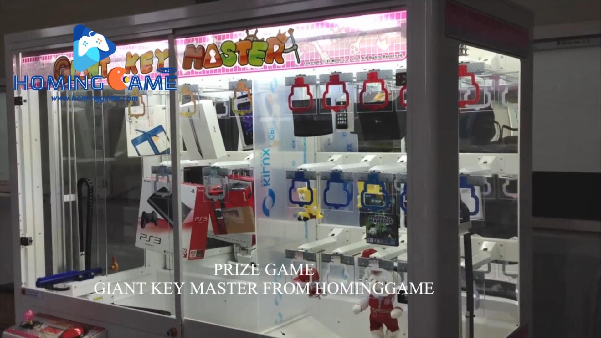 Prize Redemption Giant Key Master Arcade Game Machine