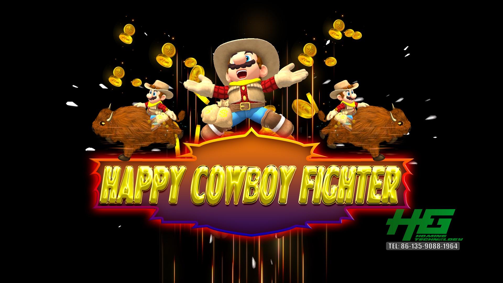 Newest High Holding Happy Cowboy Fighter Fishing Game For Sale
