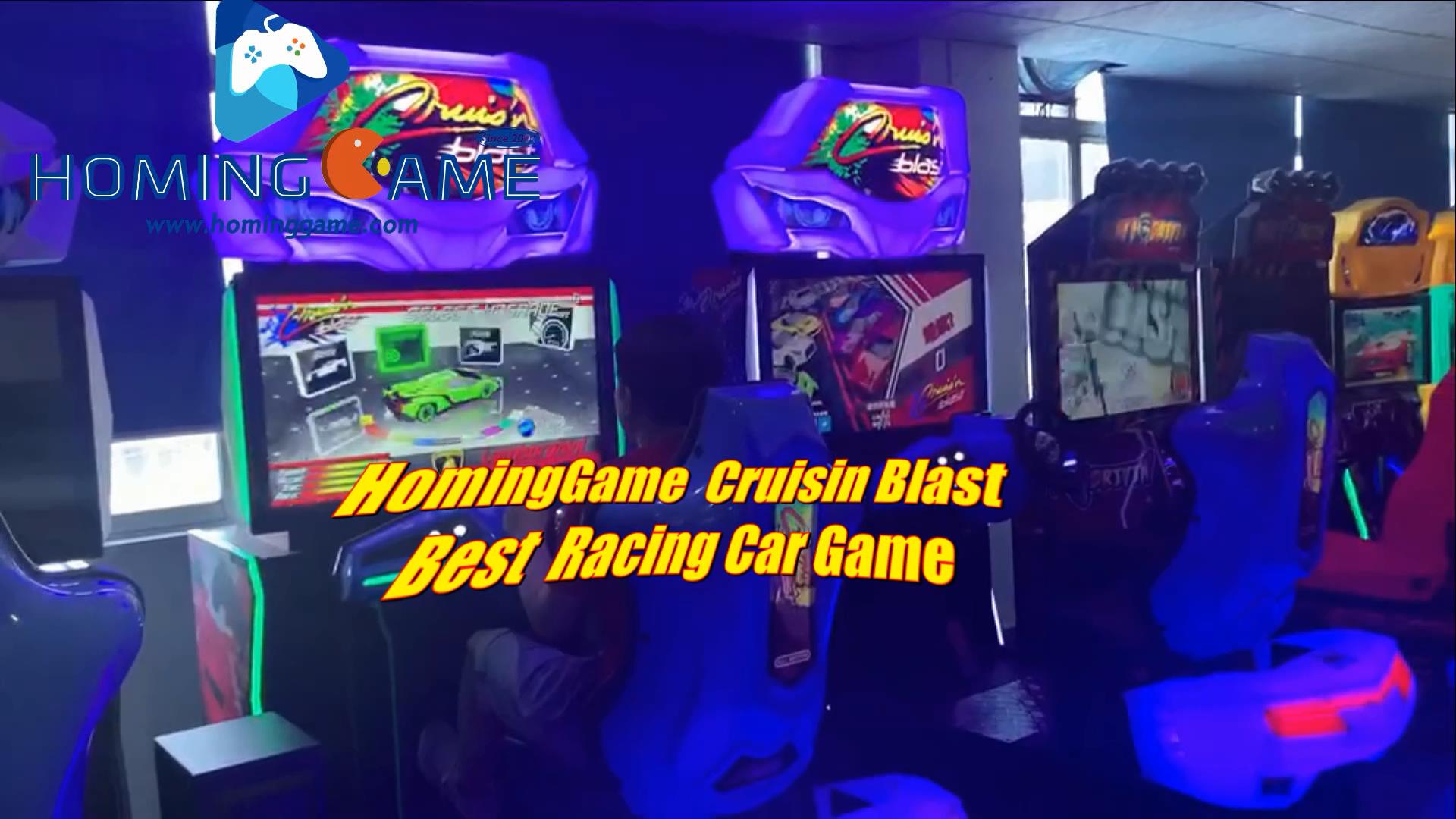 Coin Operated Cruisin Blast Racing Car Simulator Game