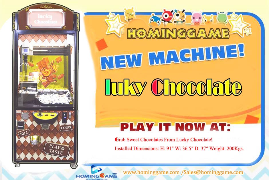 2020 How to Play HomingGame Funny Lucky Chocolate Crane Game
