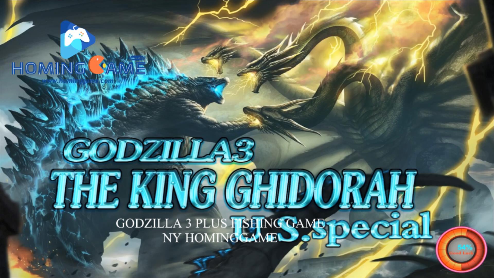 HomingGame Godzilla 3 Plus Fishing Table Game Machine USA Version