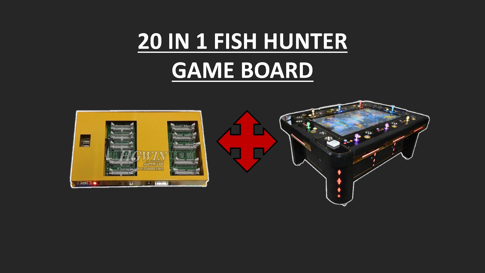 High Holding America Version 20 IN 1 Fish Hunter Game For Sale