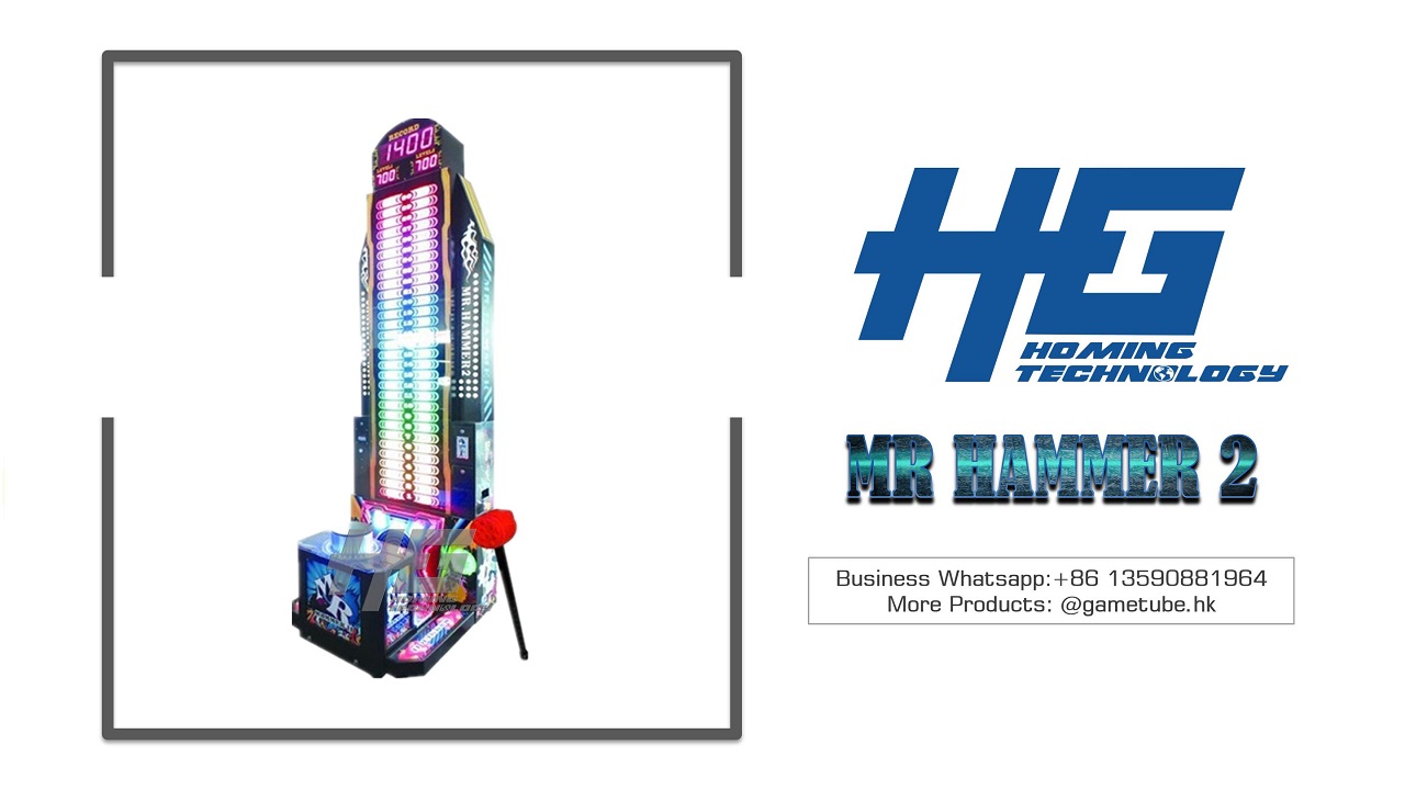 Hitting Hammer Arcade Game Machine | Mr Hammer 2 Tickets Game