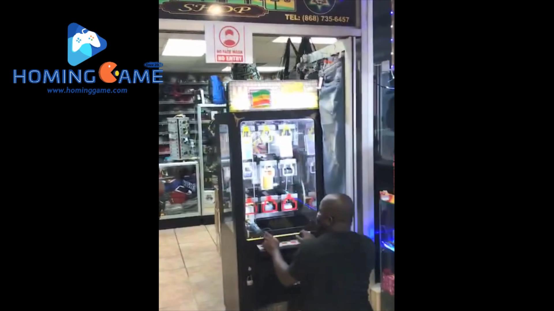 Trinidad Customer Wins Big Prize from Mini Key Master Arcade Machine