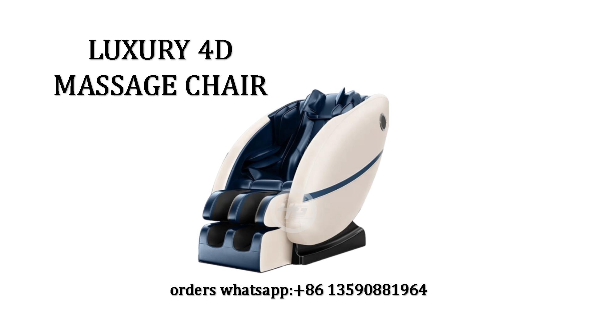 2020 New Design 4D Massage Chair Foot Spa Massage Chair