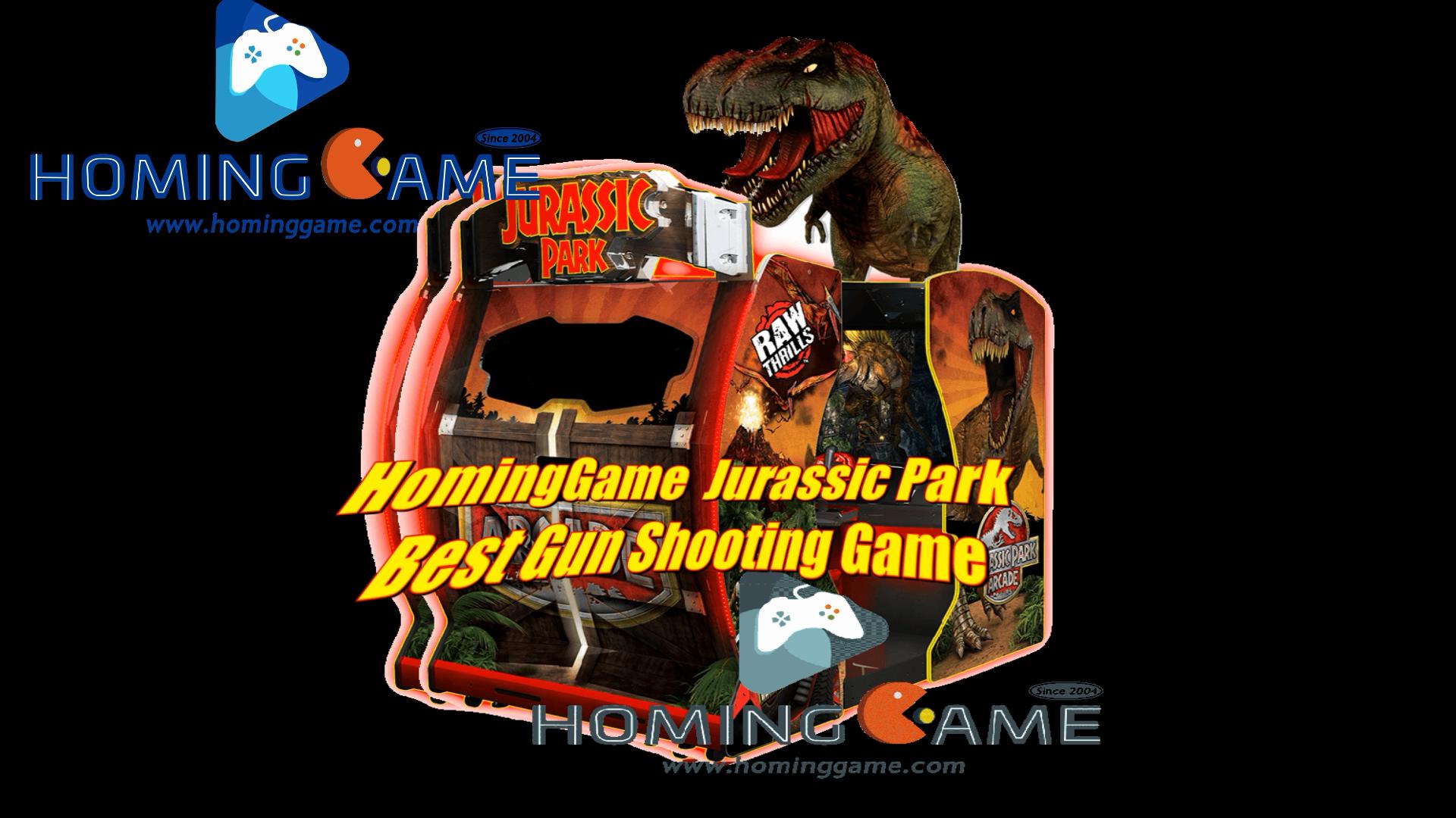 How to Play HomingGame Jurassic Park Arcade Video Game
