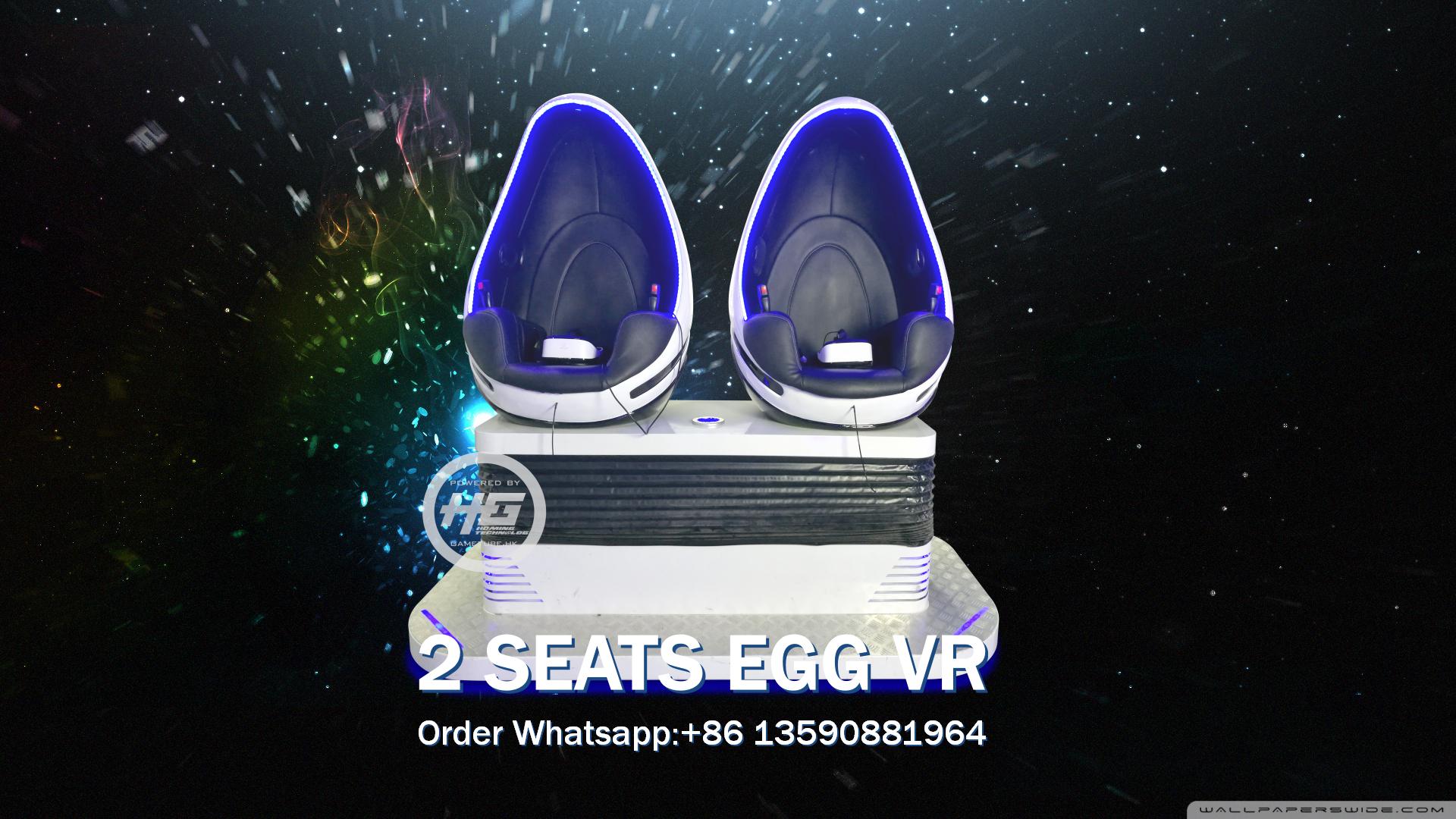 Newest 9D VR Simulator Games - 9D VR Two Seats Eggs Game