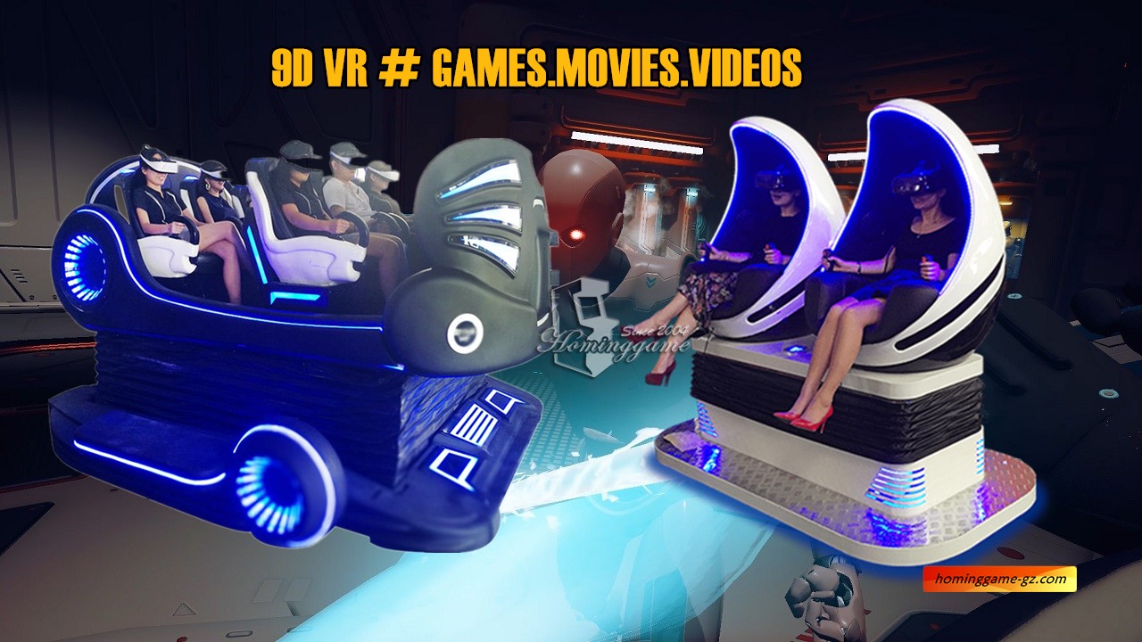 High-tech 6 Seat Family 9D VR Cinema Simulator - Newest Design.