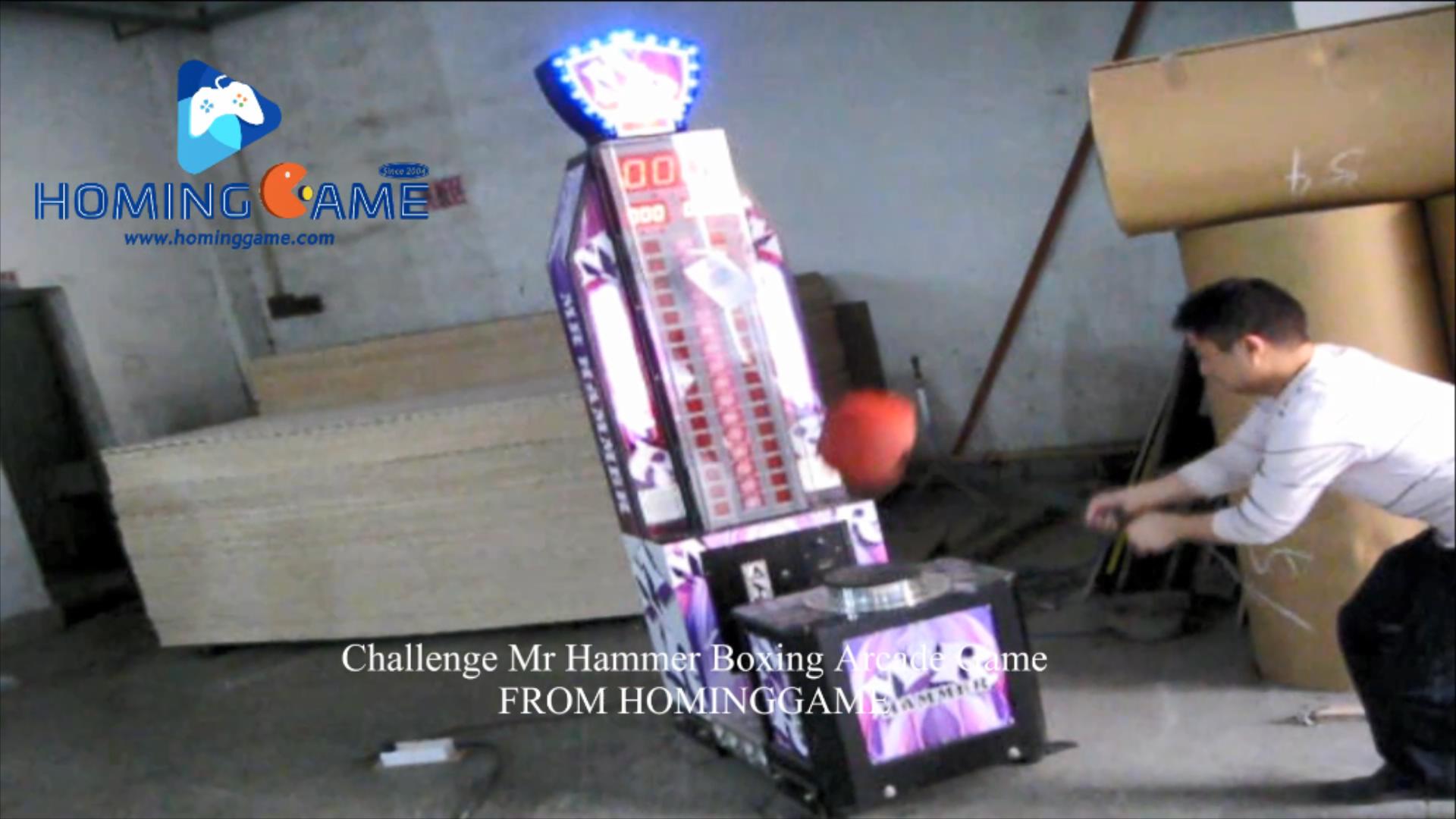 Challenge Coin Operated Mr Hammer Arcade Game Machine