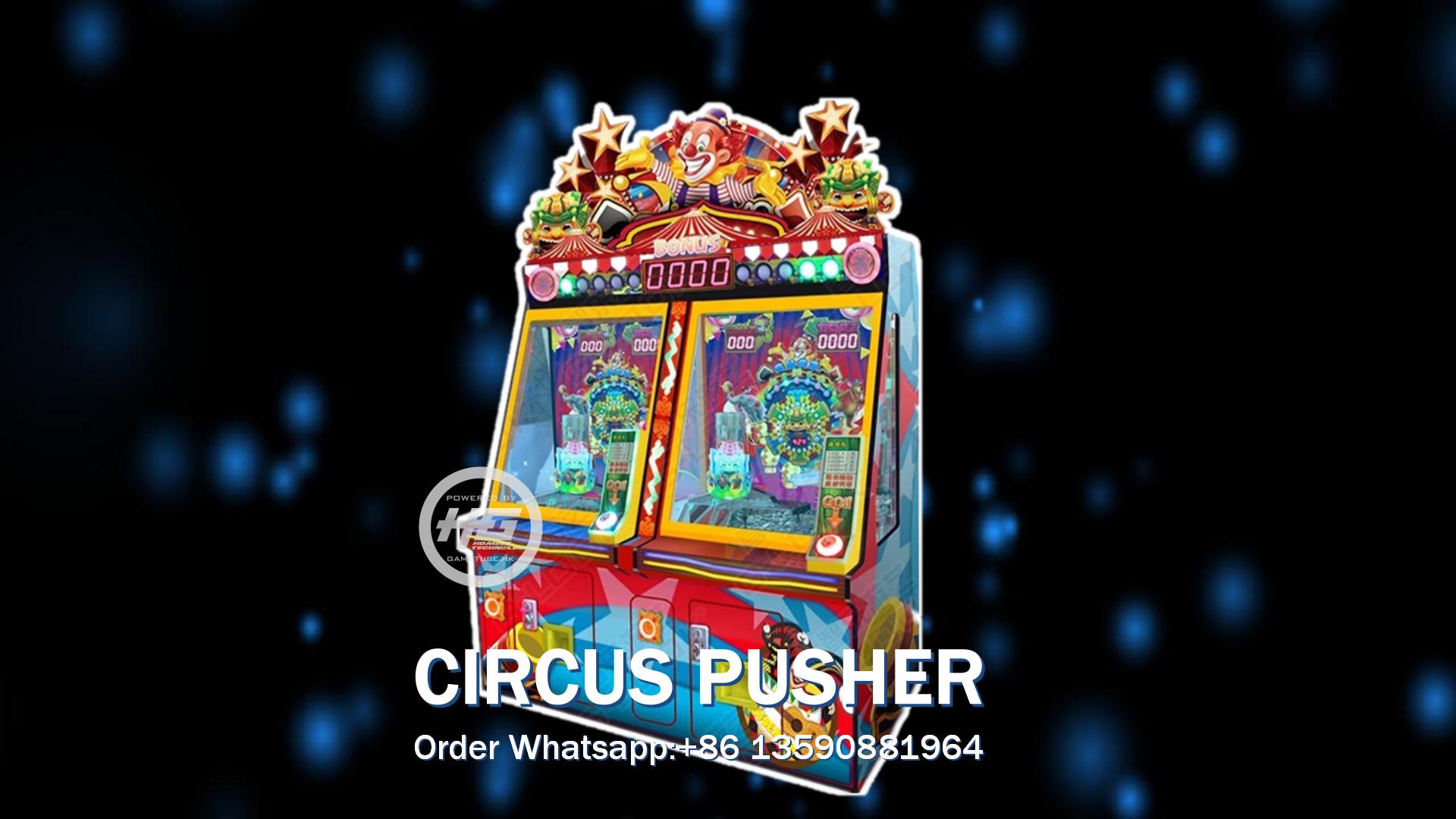Popular Coin Pusher Arcade Game | Circus Coin Pusher Game