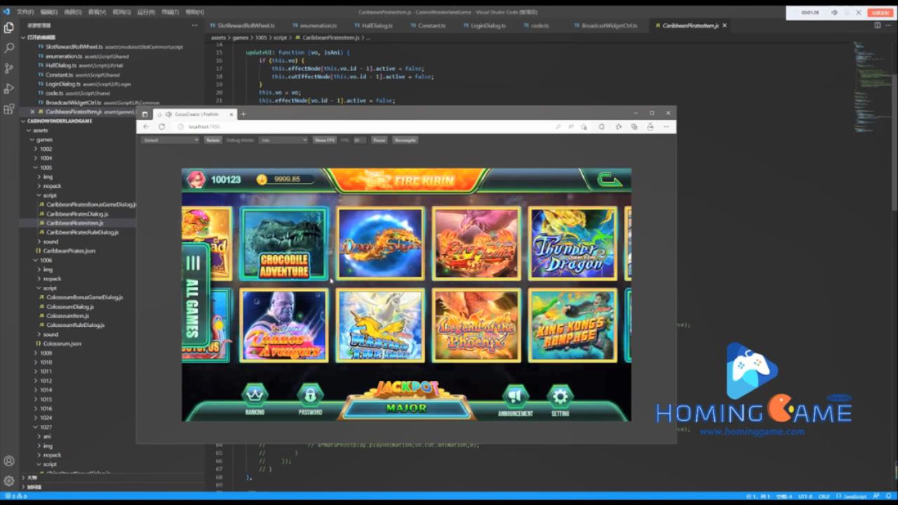 Original Fire Kirin: Develop Online Gaming App by HomingGame