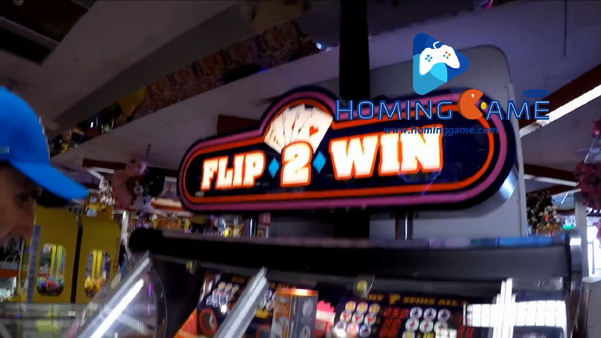 How to Play Flip 2 Win Arcade Coin Pusher Game Machine