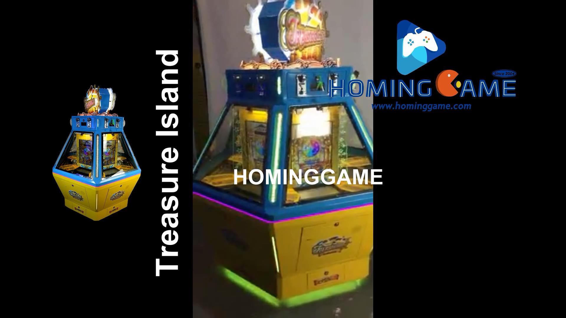 HomingGame Treasure Island Coin Pusher Game Machine