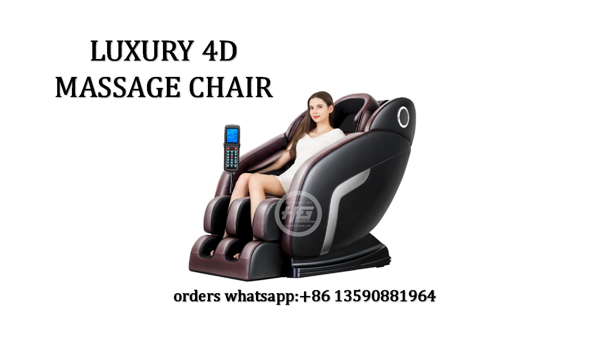 3D Electric 4D Zero Gravity Full Body Shiatsu Massage Chair