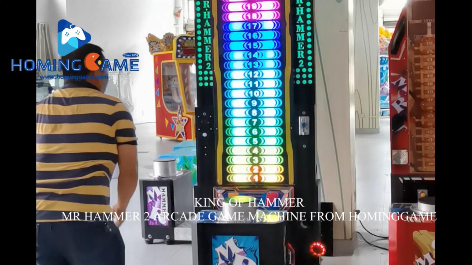 King Of Hammer Mr Hammer 2 Boxing Arcade Game Machine