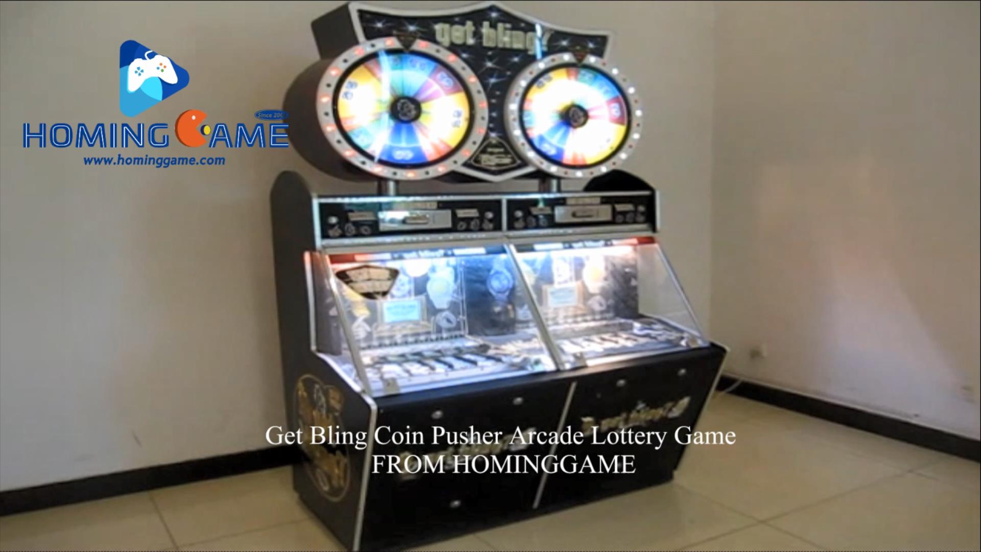 Coin Pusher Arcade Get Bling Coin Pusher Lottery Game