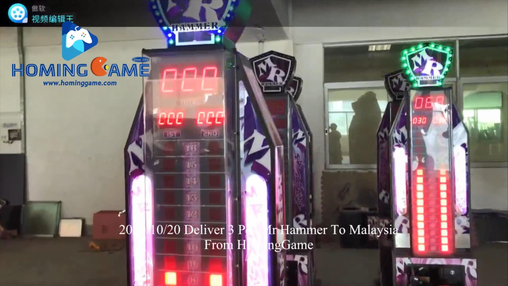 Delivery of Mr Hammer Arcade Boxing Game Machine to Malaysia