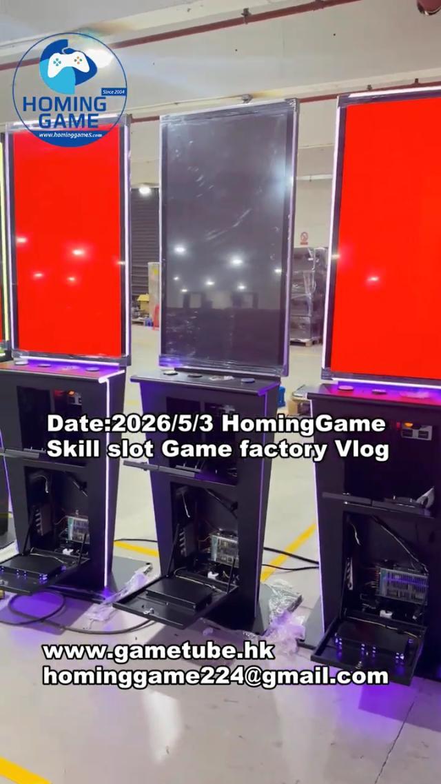 HomingGame 2026 Factory Direct 22 27 32 43 Inch Skill Slot Game Machine Cabinet #43inchslotgame
