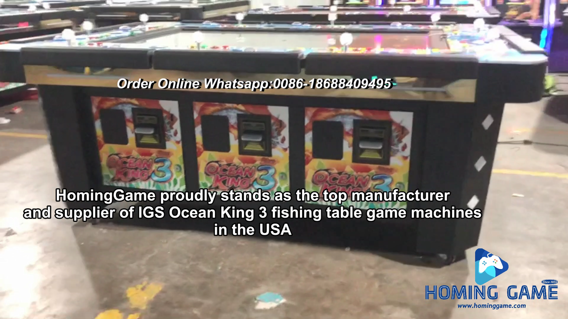 HomingGame proudly stands as the top manufacturer and supplier of IGS Ocean King 3 fishing table game machines in the USA#fishinggames #fishingtable #fishingtablegamemachine #igs #oceanking3 #oceanking3plus (Order Online Whatsapp:0086-18688409495)