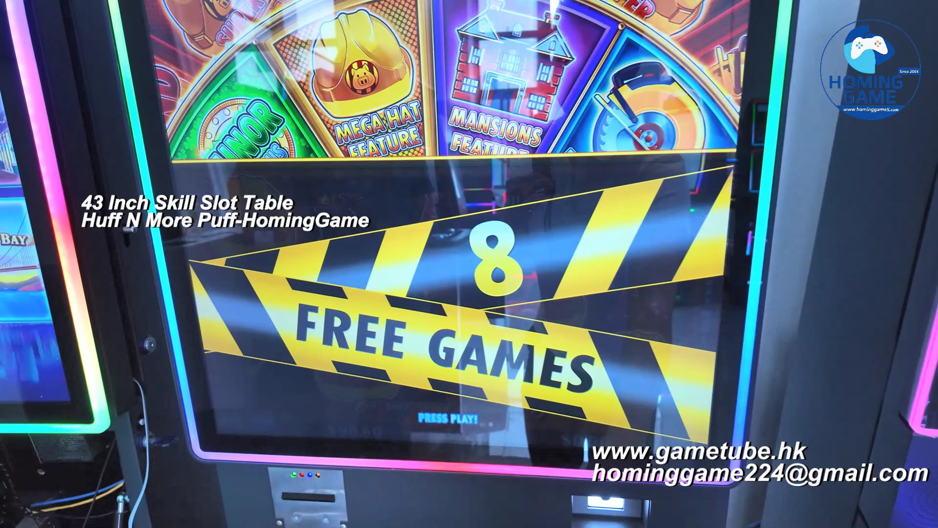 [2026 Hot Sale] 43 Inch Skill Slot Table Game Machine Huff N