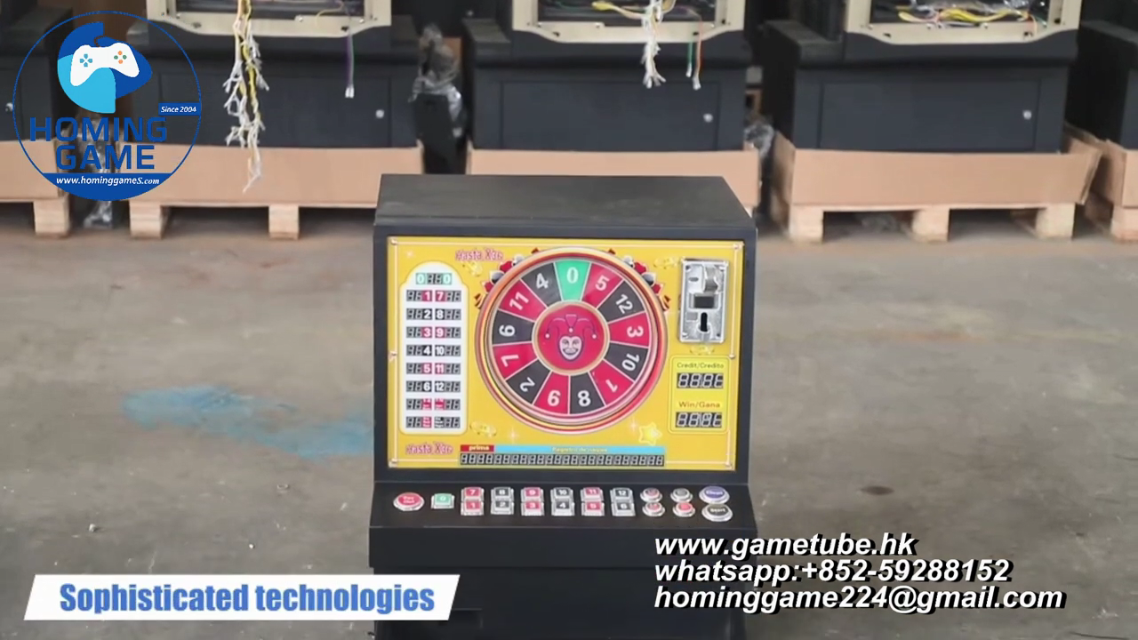 HomingGame Factory Direct Sales Hasta X36 Roulette Betting Table Game Machine | High-Profit Multi-Player Electronic Roulette Arcade Cabinet with Bill Acceptor and Coin System