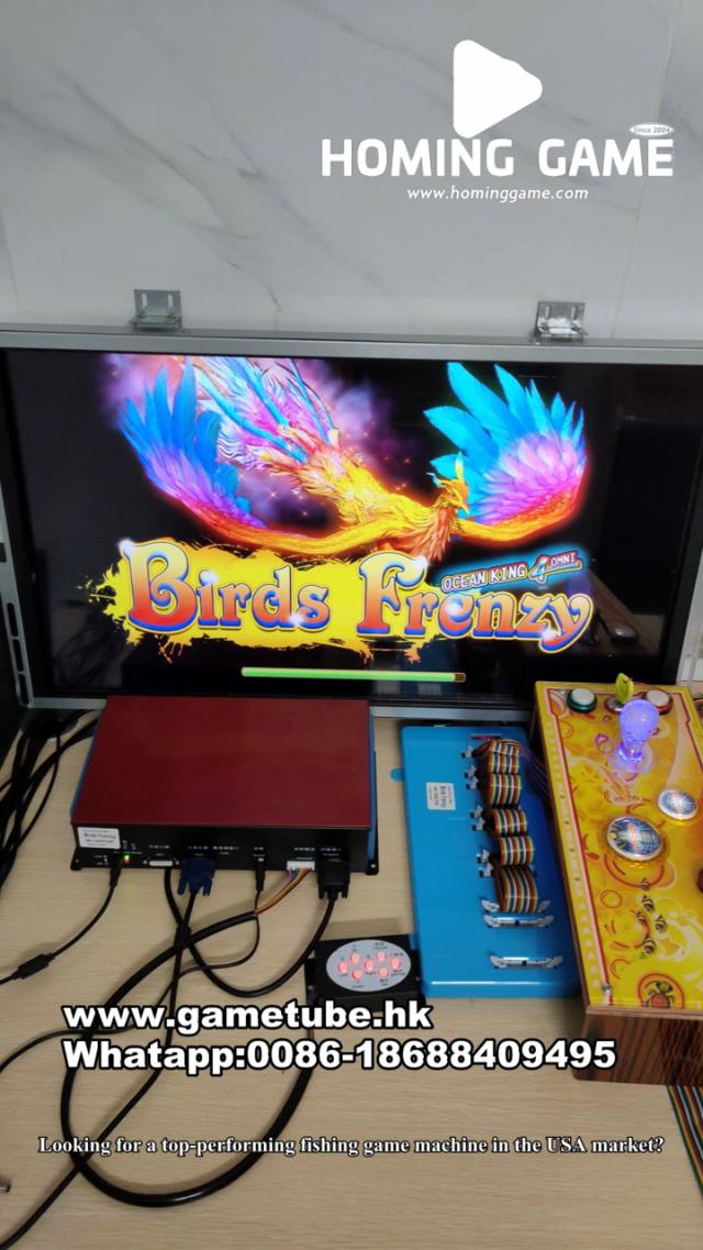 Birds Frenzy Fishing Game Motherboard Kit | High-Performance Arcade Fish Hunting Conversion PCB & Software | HomingGame Factory(Order Send Email:hominggame224@gmail.com)