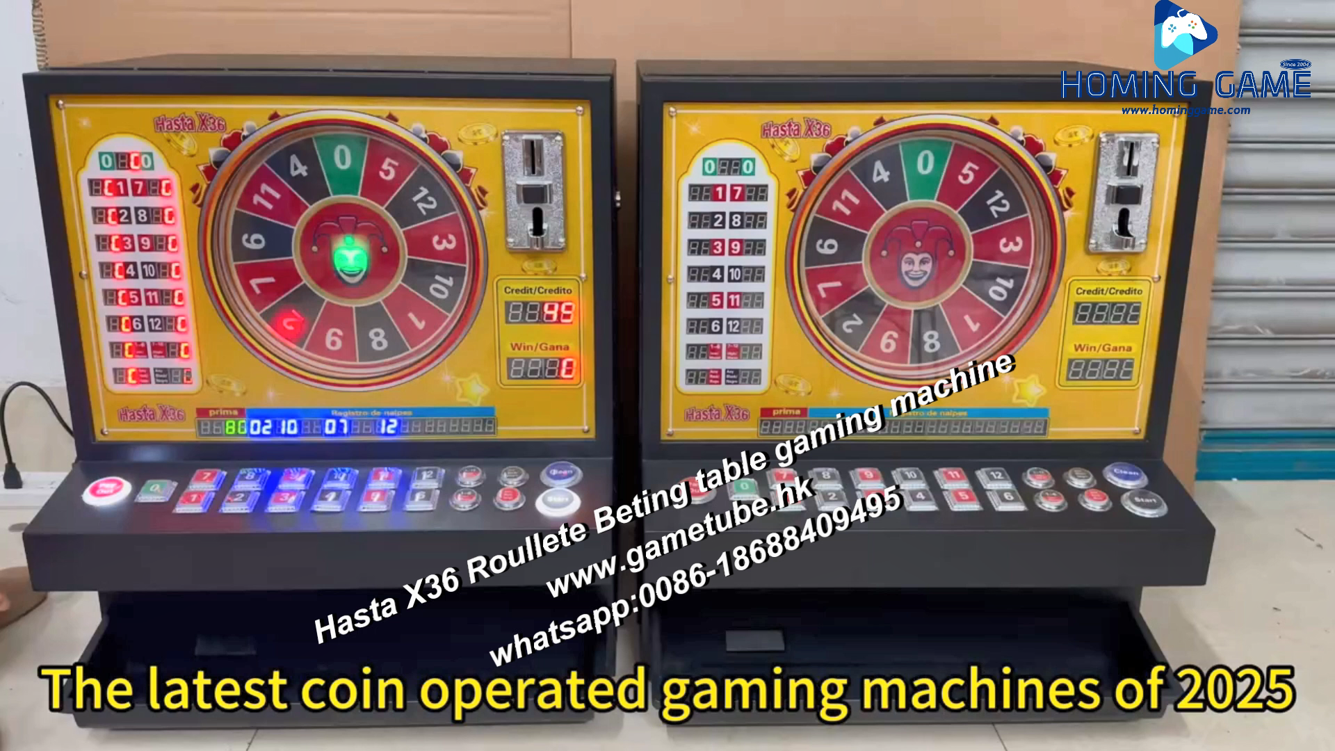 High Quality 19 Inch Touch Screen Arcade Cabinet Support Three Language Table Top Gaming Machines hasta X36 roullete beting table game machine for sale by Homing