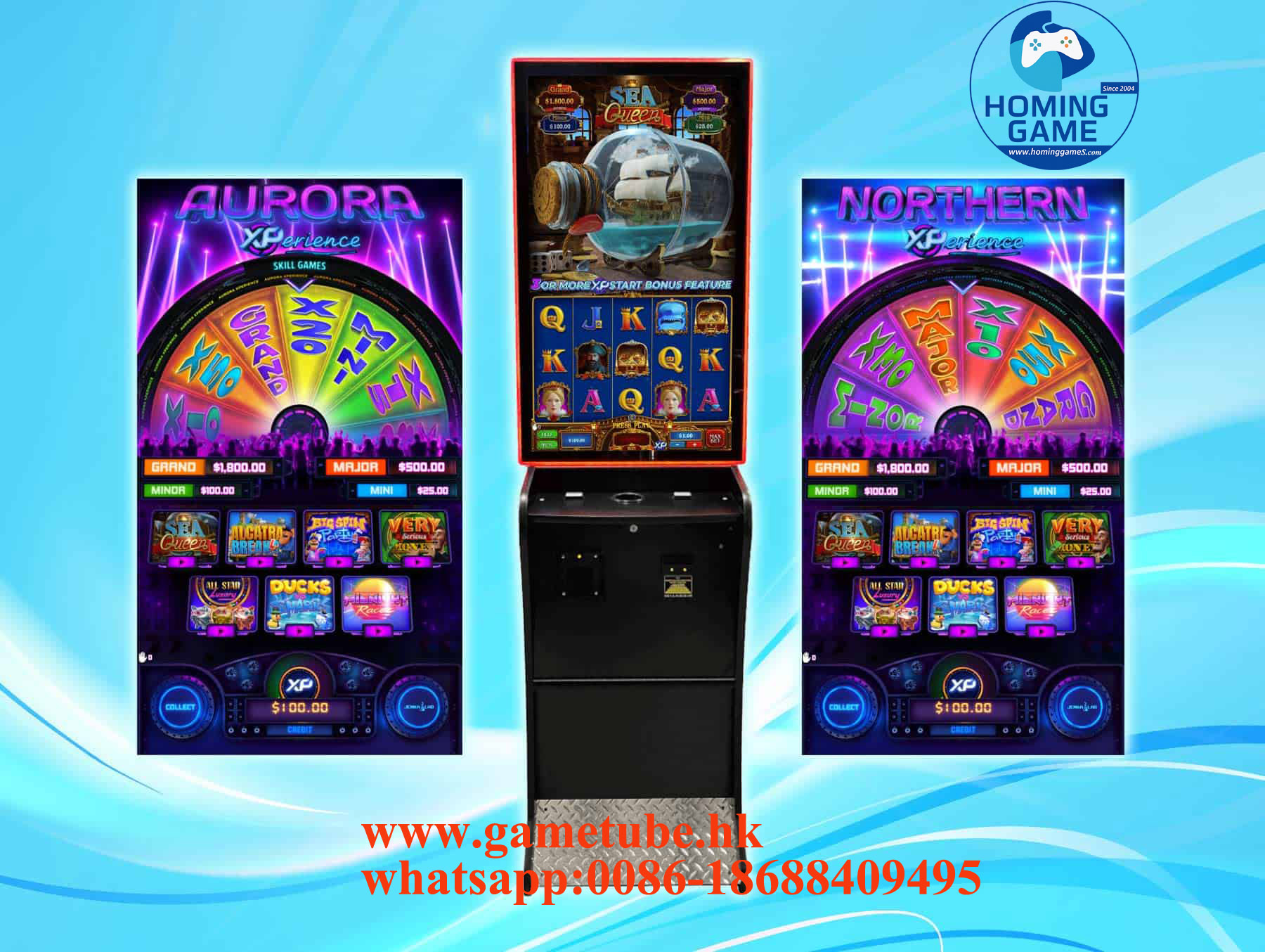 Aurora XPerience 43 Inch Skill Slot Table Game Machine | Advanced Skill Games Platform | HomingGame Factory Direct