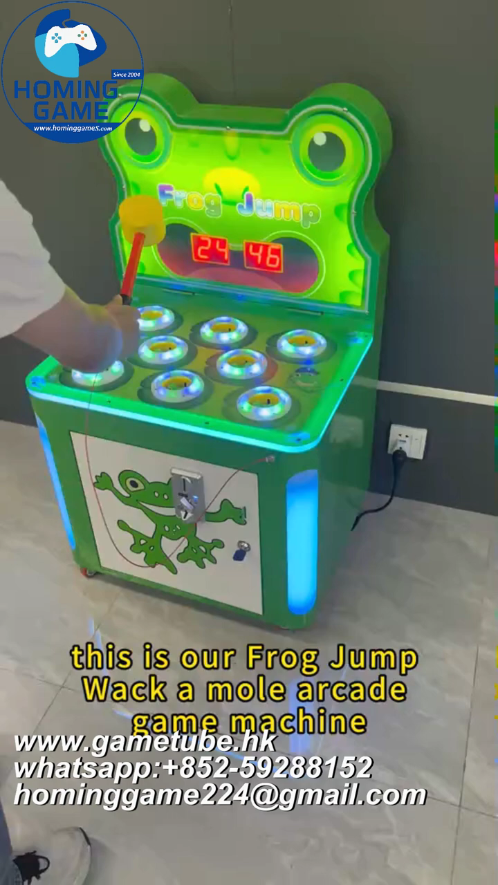 Commercial Metal Whack-a-Mole Arcade Game Machine &ndash; Premium Coin-Operated Ticket Redemption Game by HomingGame
