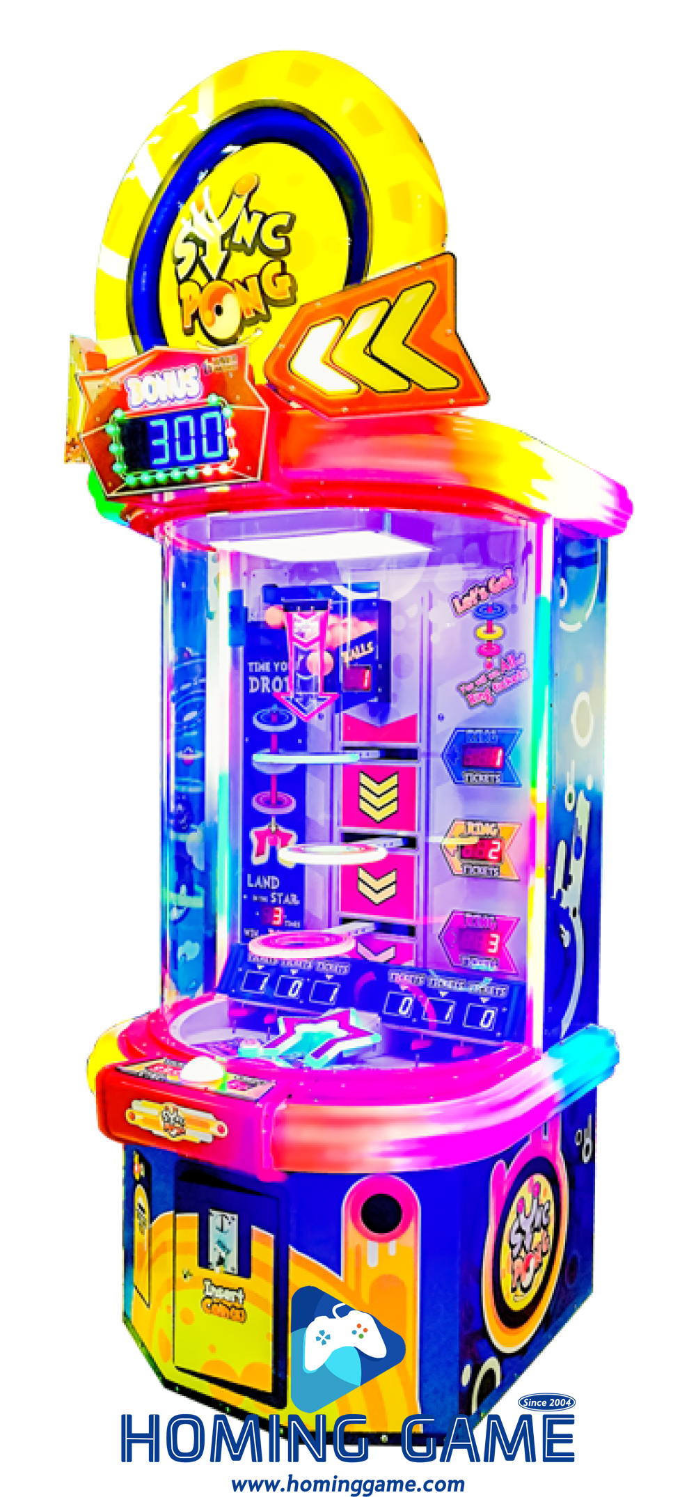 sync pong lottery game,lottery game machine,kids lottery game machine,amusement game machine,kids entertainment game