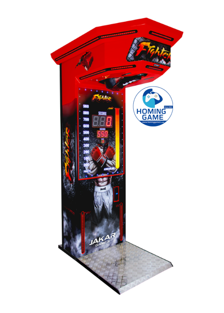 HomingGame Factory Price Coin Operated Boxer Fighter Game Machine Ultimate Punching Strength Tester Arcade Machine for Sale
