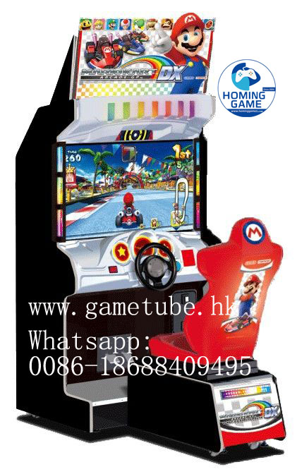 2026 HomingGame Mario Kart Racing Arcade Game Machine | Multiplayer Driving Simulator | 42″ HD LED Screen | Linkable Racing Car Game Cabinet