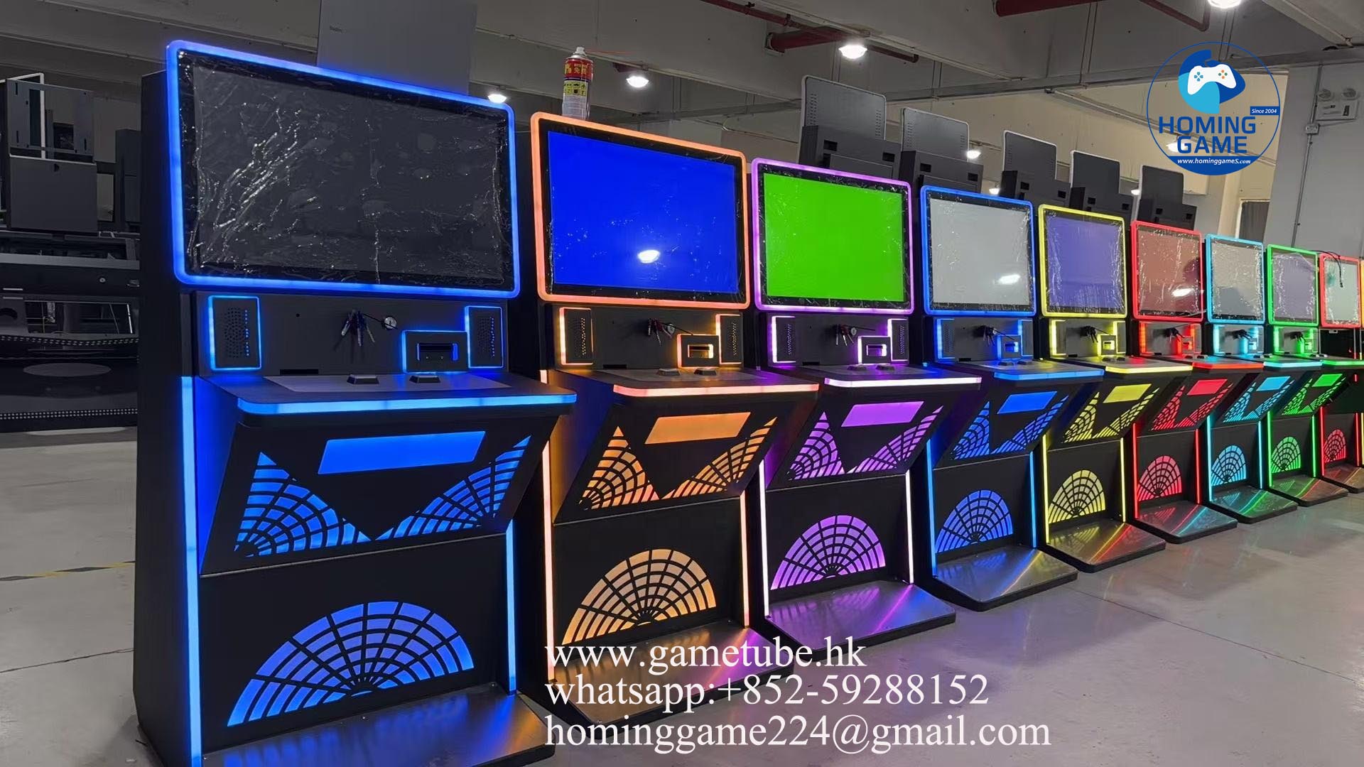 27" Premium Touchscreen Skill Slot Gaming Machine – Pog 510/585/590 Series – Heavy-Duty Metal Cabinet for Entertainment Centers & C-Stores