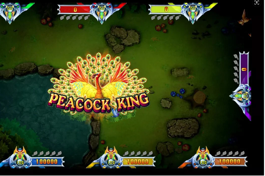 Vgame Peacock King Fishing Table USA Fish Game Board Arcade Skilled fishing game machine HomingGame