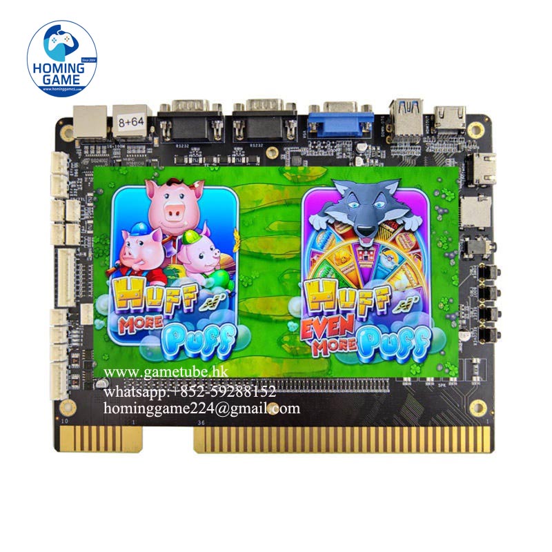 2026 New Arrival 2-in-1 Vertical Display PCB Board Huff N' Puff Game for 32