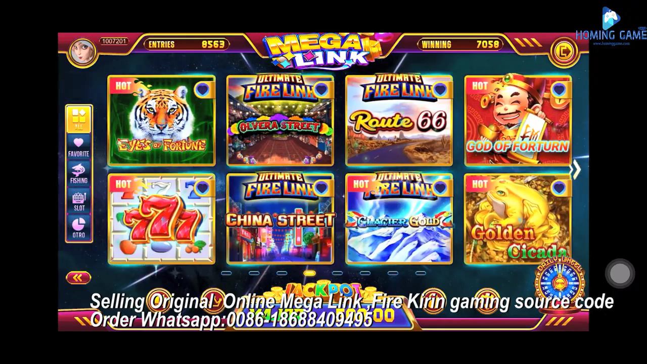 Selling Original Online Mega Link,Fire Kirin Gaming Platform Source Code#sweepstakes #onlinegaming