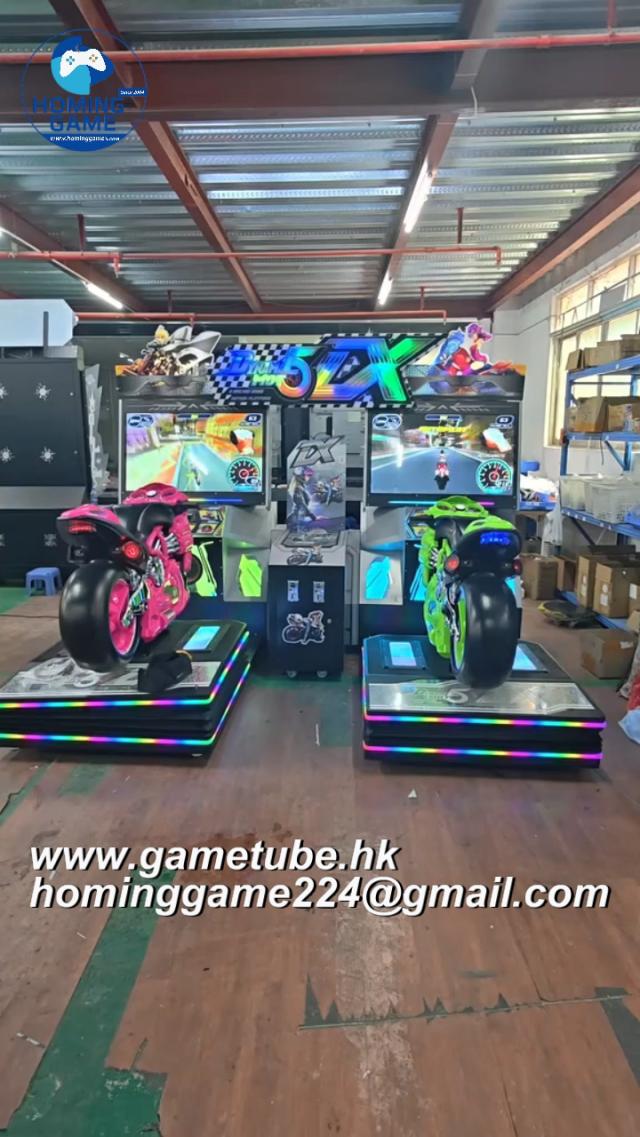 Dynamic Moto 5DX Super Bikes FF &ndash; Professional Motion Simulator Racing Arcade Machine(Order Send Email:hominggame224@gmail.com)